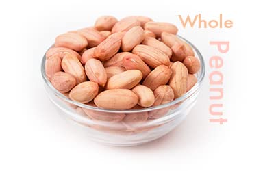 Chakkiwalle Organic Raw Peanuts/Groundnuts | 100% Vegan and Gluten Free | Raw, Unpolished and Unadulterated