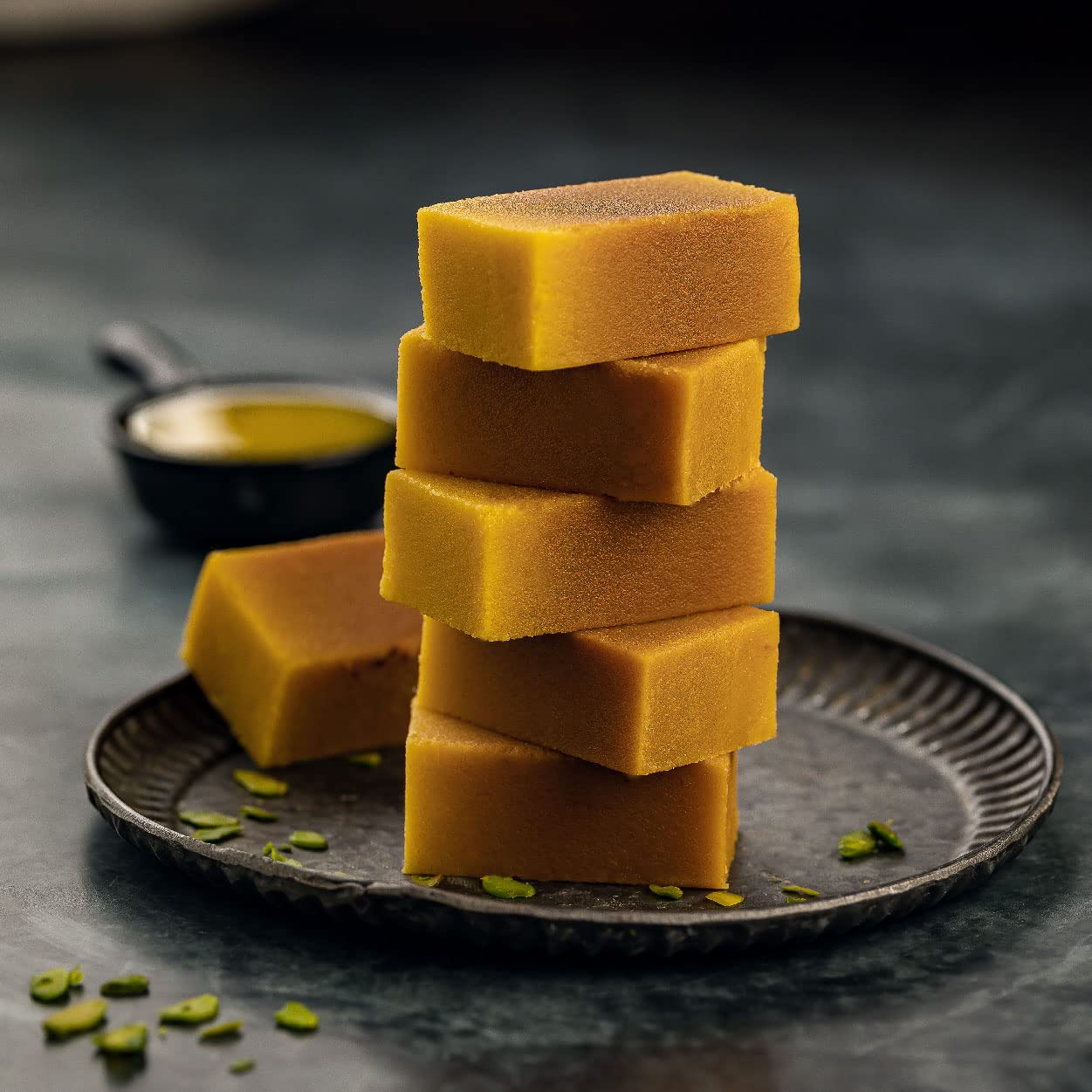 Chakkiwalle Mysore Pak - Special Pure Ghee Mysore Pak Soft Melt in Mouth Indian Sweets Mithai Box