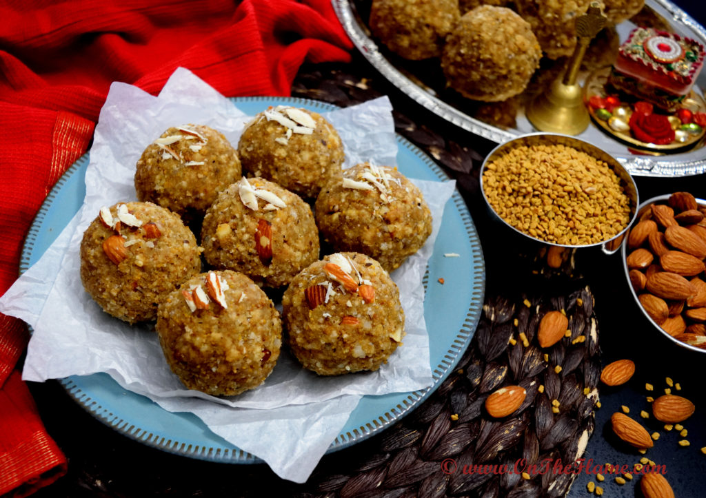 CHAKKIWALLE - Post Pregnancy Methi Ladoo (Fenugreek Seeds) | After Delivery Food For Mother | Post Natal Diet Laddu | Methi, Gond and Dry Fruit Mix Pure Cow Bilona Ghee Fresh Laddu | In Jaggery