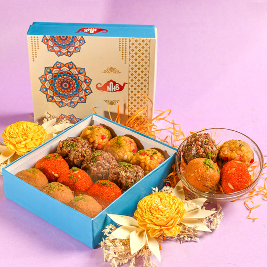Chakkiwalle Diwali Hampers | SHUBHARAMBH | Assorted Desi Ghee Laddus | Celebrations | Gifting | Family & Friends