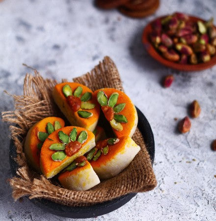 Chakkiwalle Kaju Surajmukhi Sweet , made of cashew