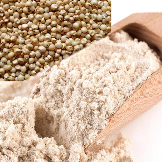 Chakkiwalle Jowar Atta - 1 kg | Gluten-Free Flour with Nutritional Benefits | Rich in Antioxidants, Fiber, Protein, and Vitamins