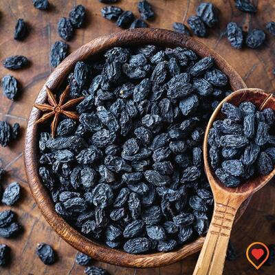 CHAKKIWALLE Seedless Black Raisins | Kali Kishmish | High in Antioxidants | Naturally Sweet & tasty