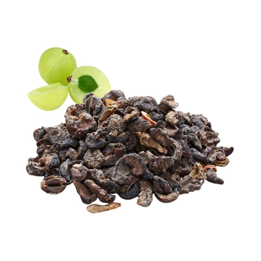 Dry Amla for Eating, Dried Amla for Hair (100 grams) (Saboot, No salt) Amla Candy Without Sugar, Gooseberry Fruit Pieces