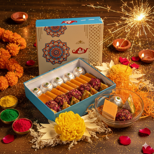 Chakkiwalle Diwali Hampers | SNEH | Assorted Dry Fruits Sweet Box | Gulkand Ladoo | Celebrations | Gifting | Family & Friends