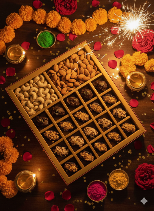 Chakkiwalle Diwali Hampers | The Extra Nutty Box | Dry Fruits |  Baklava | Celebrations | Gifting | Family & Friends