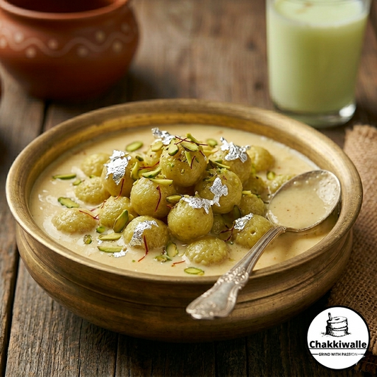 CHAKKIWALLE Angoori Basundi/Rabri is a rich, creamy, and indulgent Indian dessert| refreshing, melt-in-the-mouth taste |